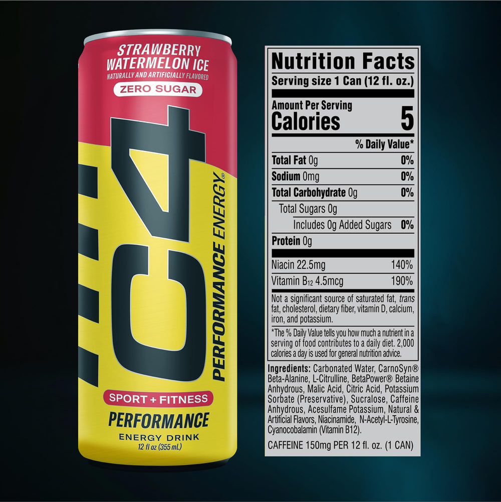 C4 12-pack packaging image conveys convenient sharing for athletes