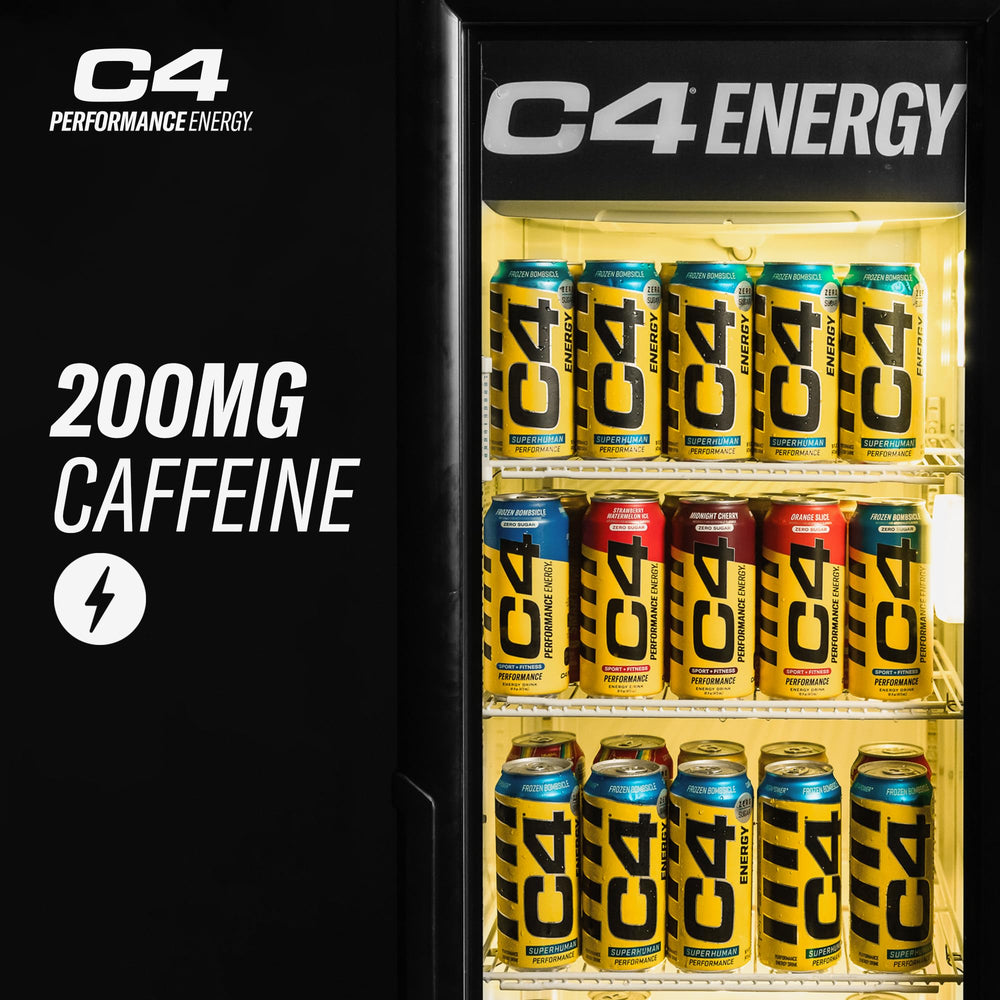 C4 Energy Strawberry Watermelon Ice flavor swirls entice taste and a sugar-free energy choice.