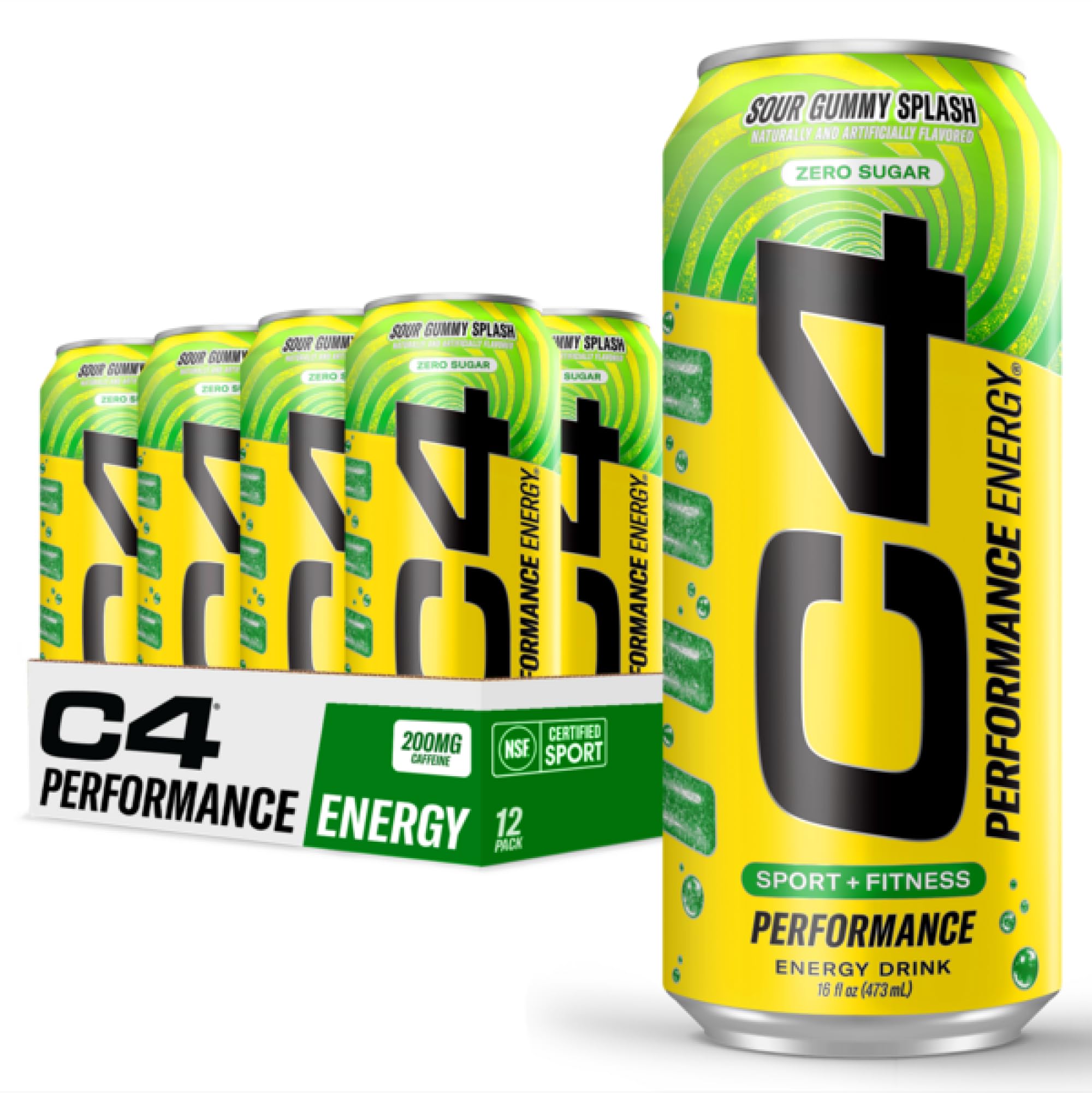 C4 Energy zero sugar can energizing moment for on-the-go workouts.
