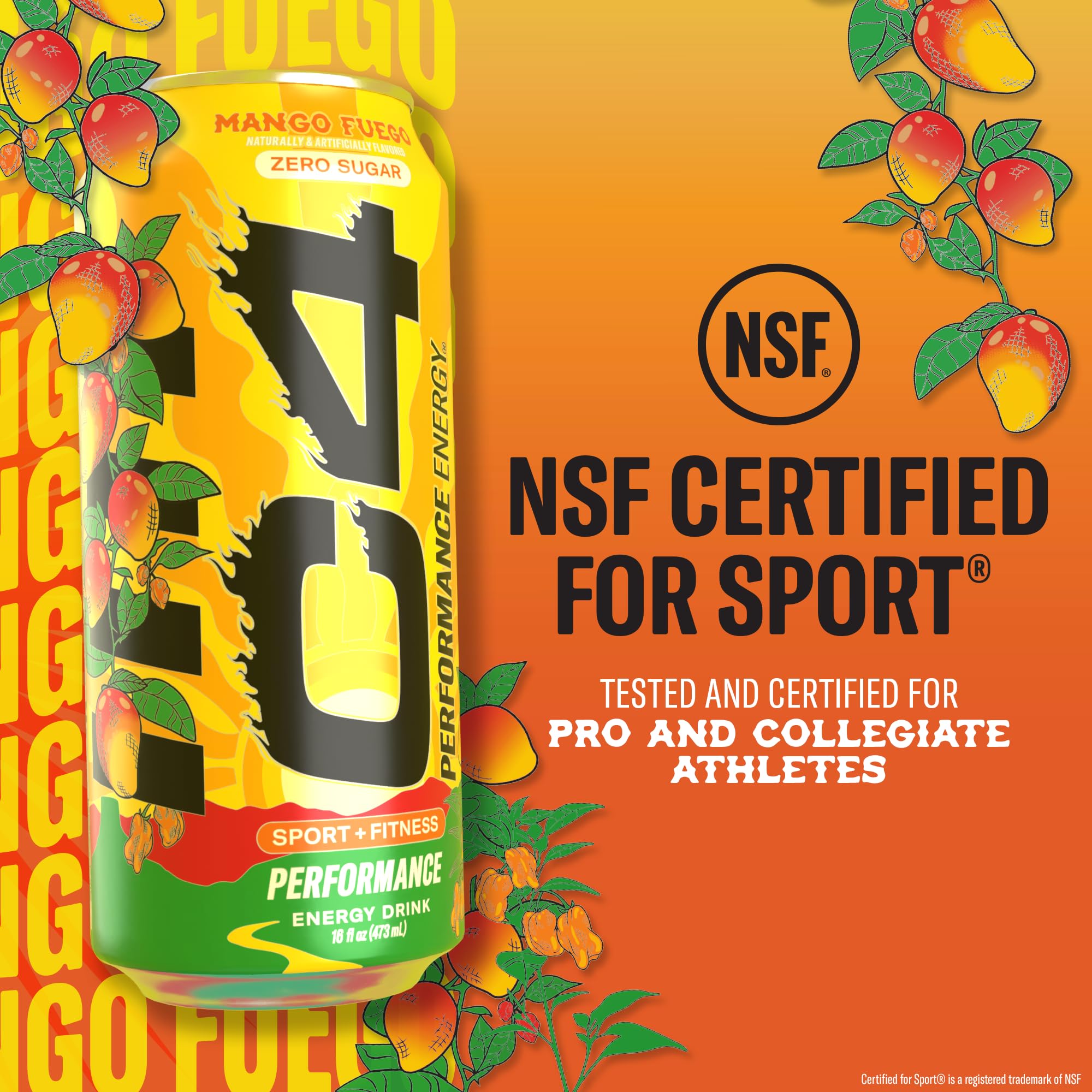 Athlete preworkout scene featuring C4 Mango Fuego for competitive workouts and endurance.