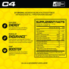 C4 Original bottle mixes with water to create sugar-free energy