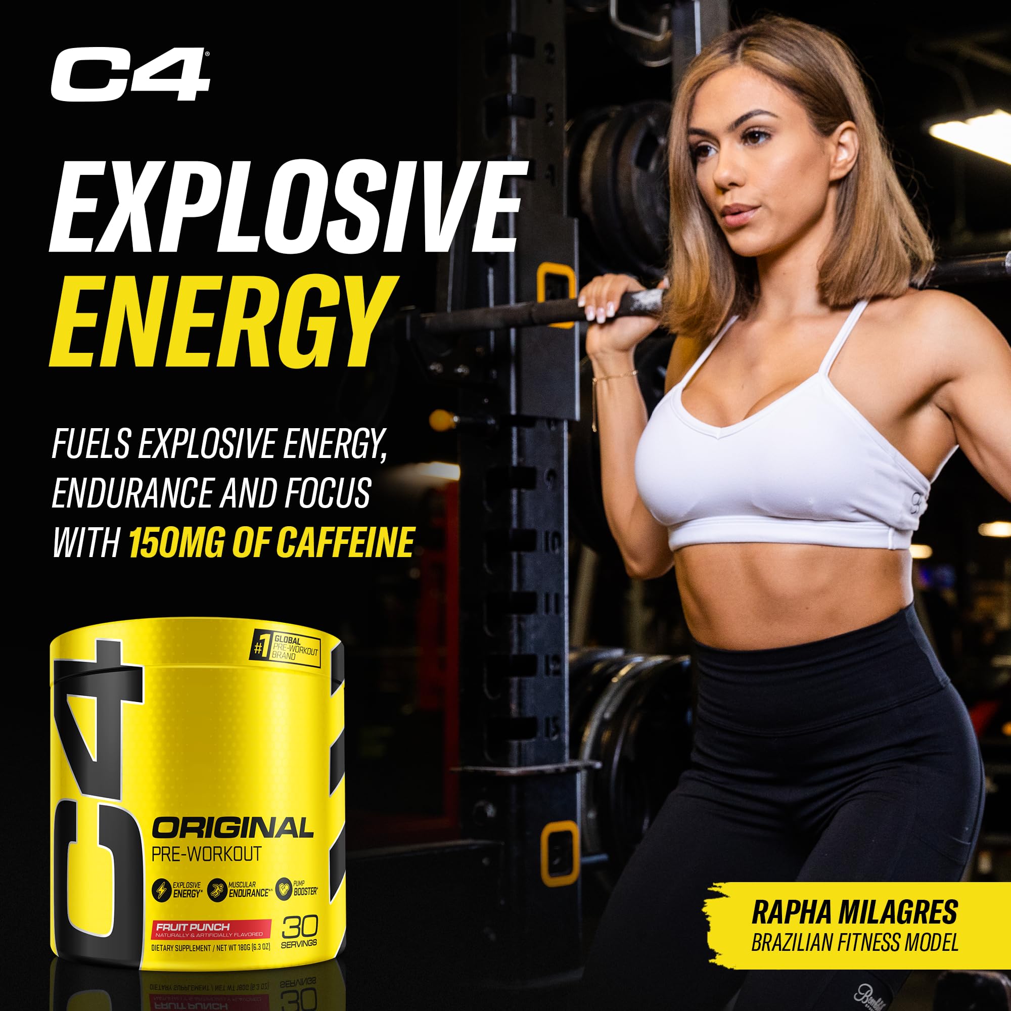 C4 Original Fruit Punch served during outdoor training for on-the-go focus.
