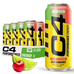 C4 Original Sugar Free Energy can in Cherry Limeade flavor for clean pre-workout energy.