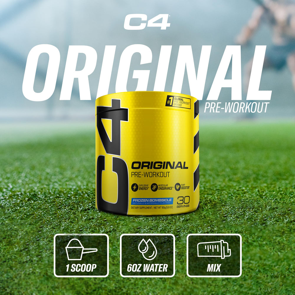 C4 Original taste test glass captures vibrant flavor and mix
