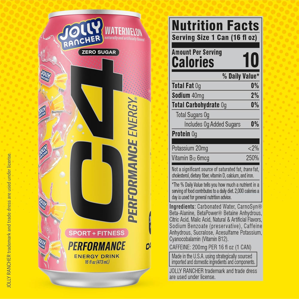 C4 zero sugar formula near-glass highlighting carbonation and thirst-quenching hydration.