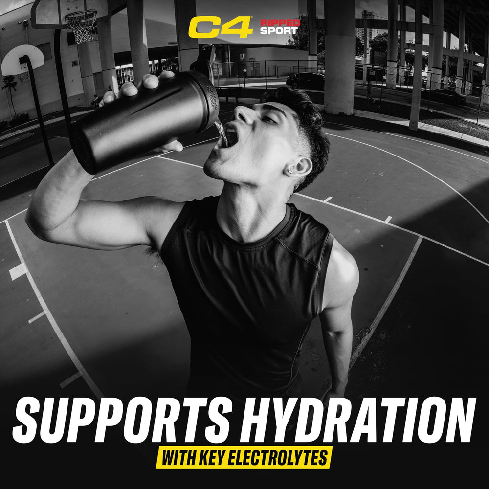 Arctic Snow Cone and Fruit Punch flavors on the C4 Ripped Sport packaging
