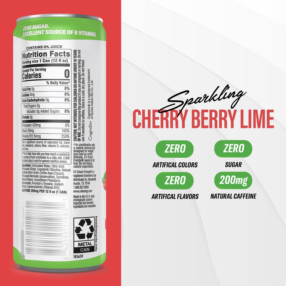 C4 Smart Energy InnovaTea can highlights natural caffeine for focus