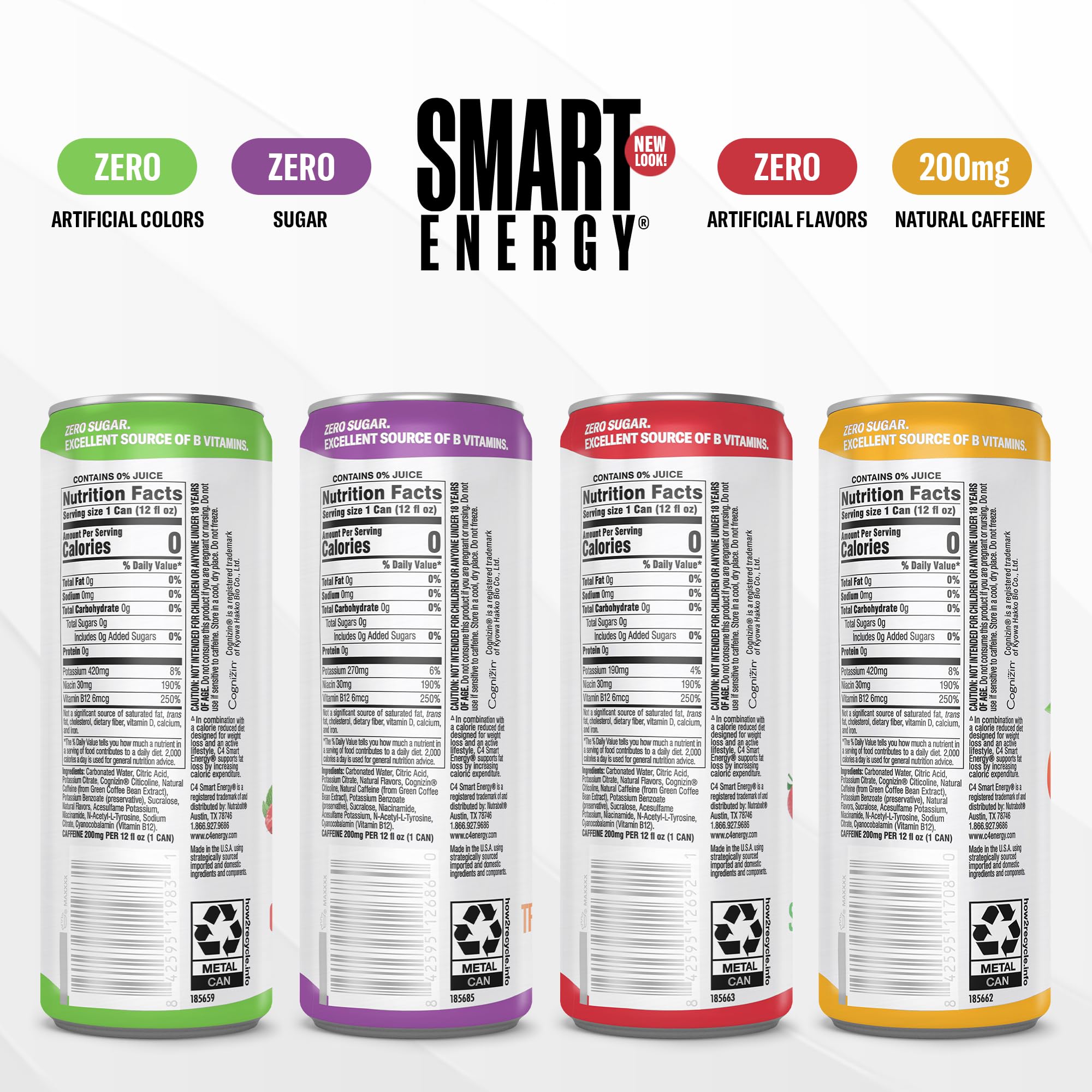 C4 Smart Energy Strawberry Guava can with clean energy and focus