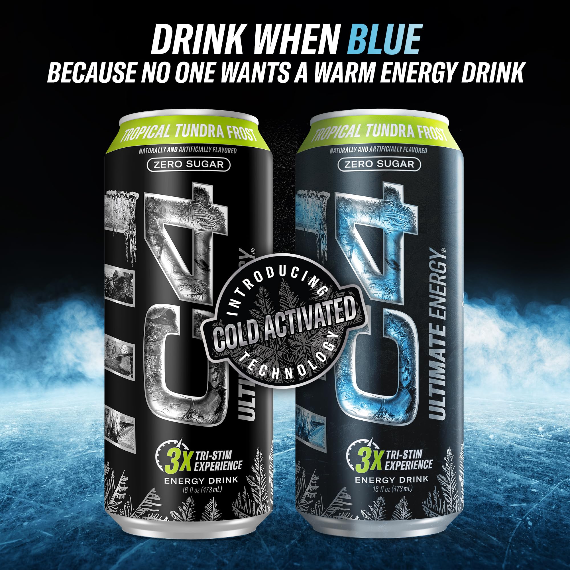 C4 Ultimate Energy flavor close-up hints at bold flavors without sugar.