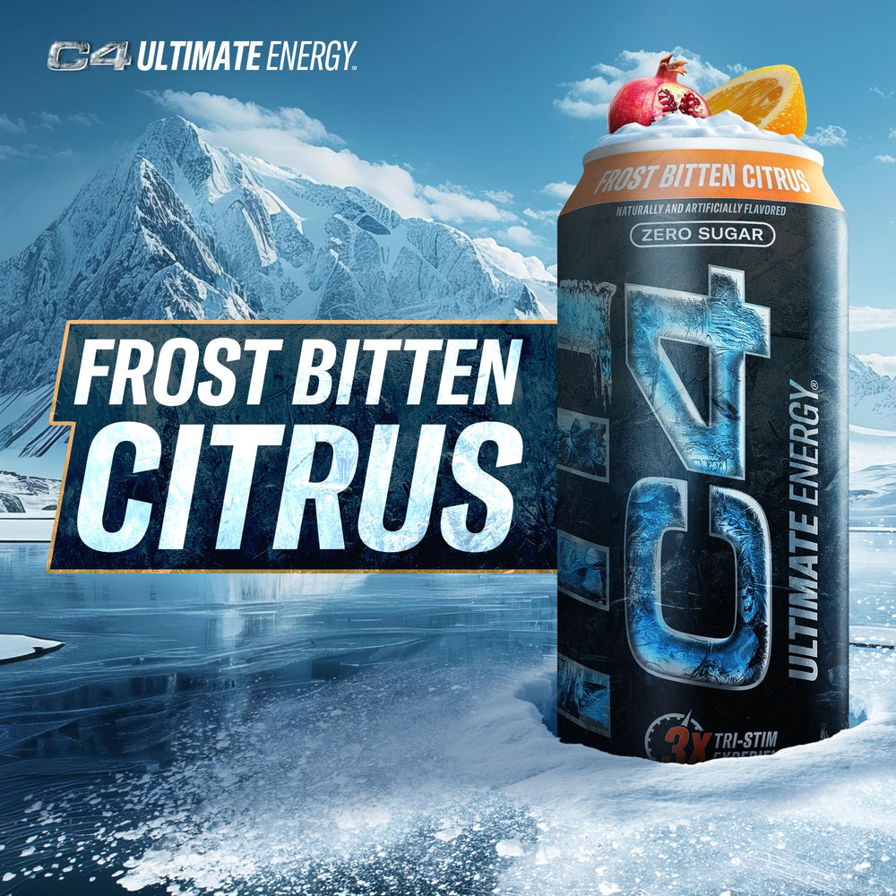 C4 Ultimate Energy flavor variety image suggests options for different moods.