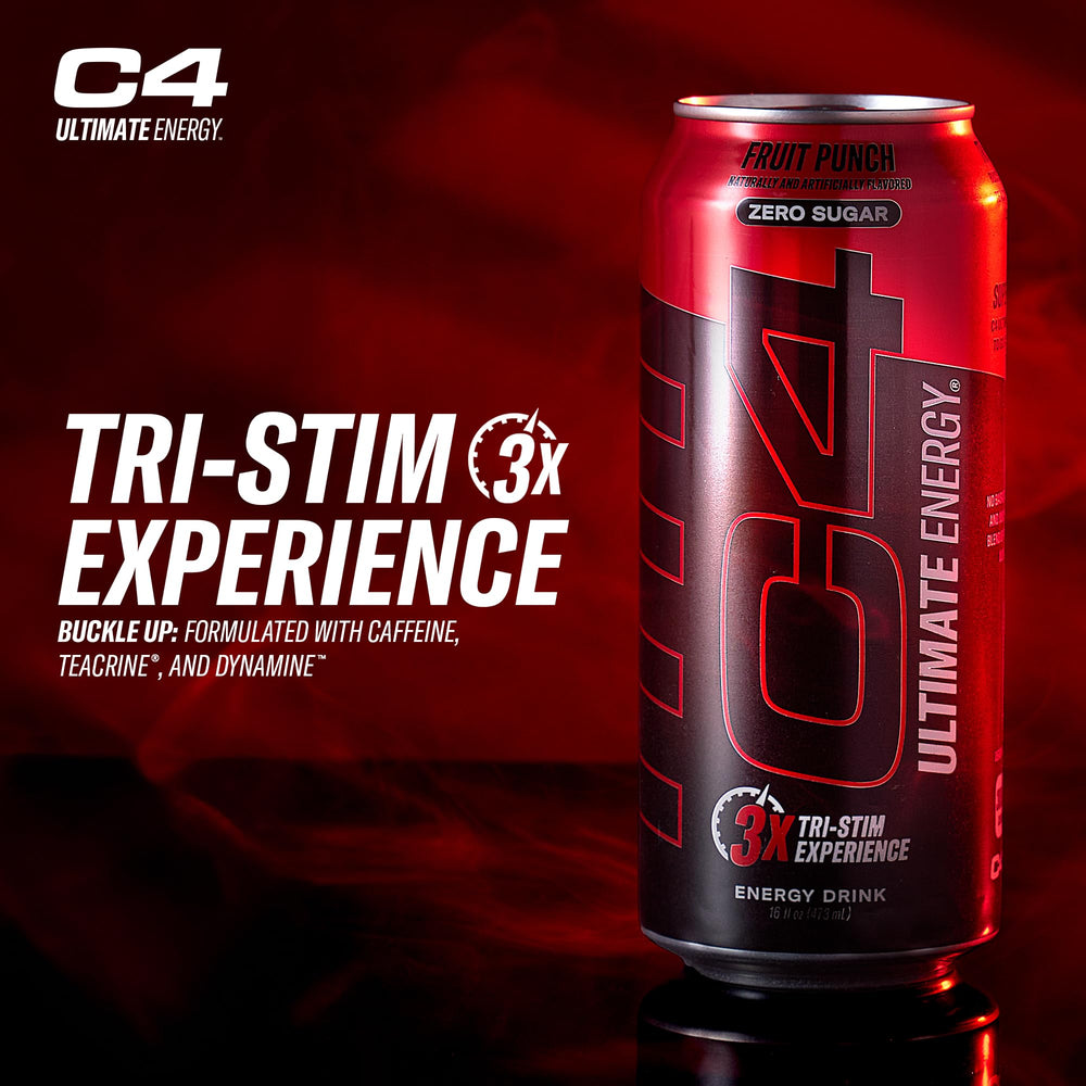 C4 Ultimate Energy packaging variations image indicates flexible gifting and promotions.