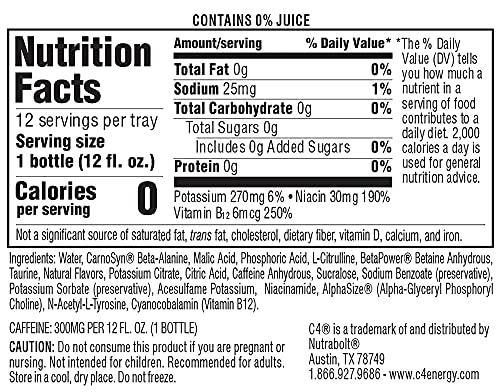 C4 Ultimate bottle pour showcasing on-the-go energy.