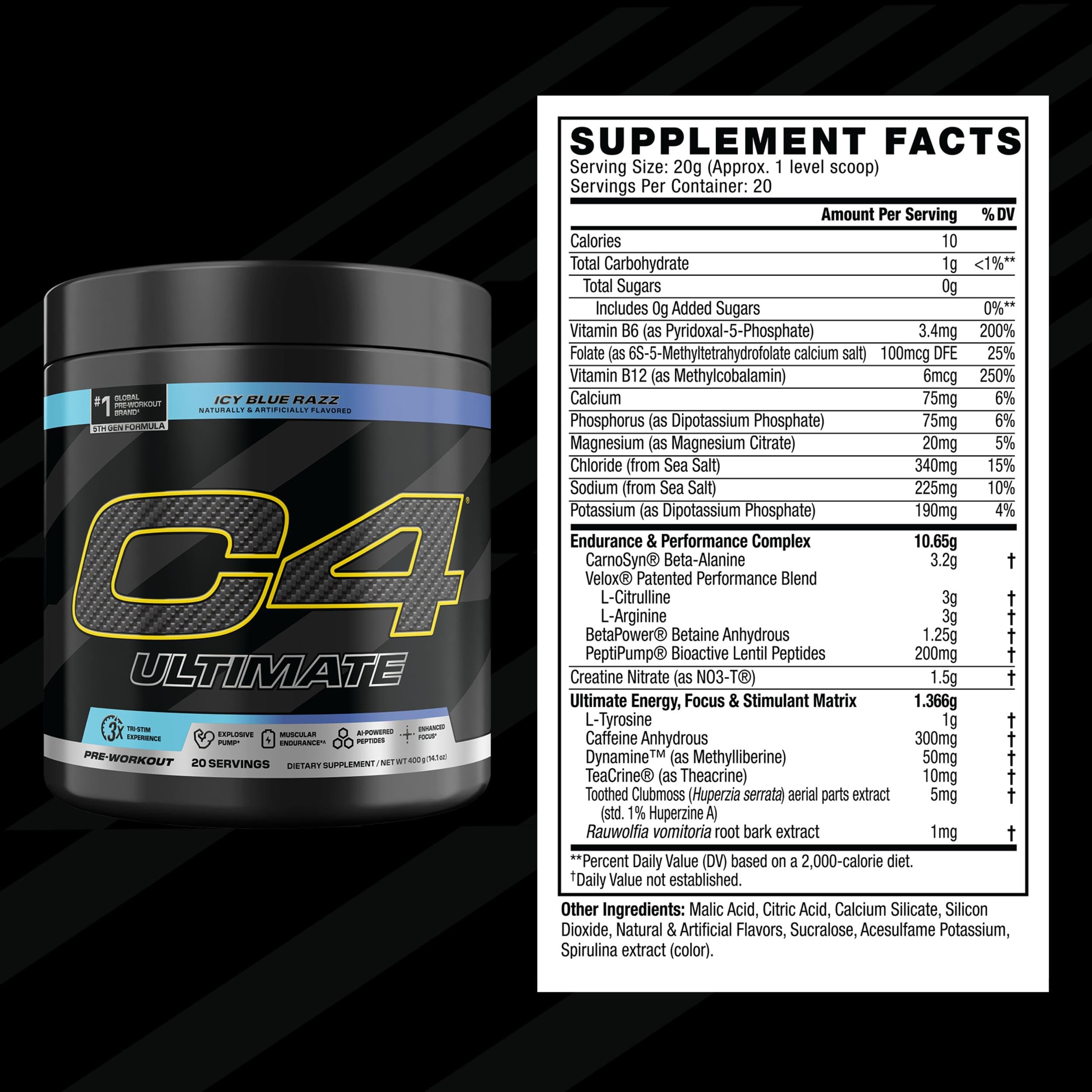 C4 Ultimate shaker mix ready for a smooth pre-workout drink