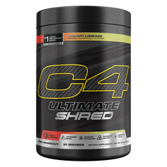 C4 Ultimate Shred tri-stim energy blend powering focused workouts