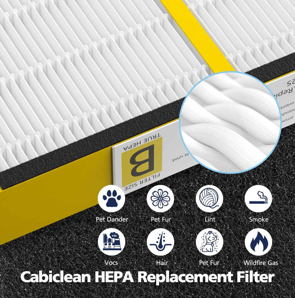 Cabiclean FLT4825 filter B installation guide image for reference.