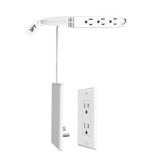 CABOCASA 3ft ultra-flat plug extension with multiple outlets for clutter-free power