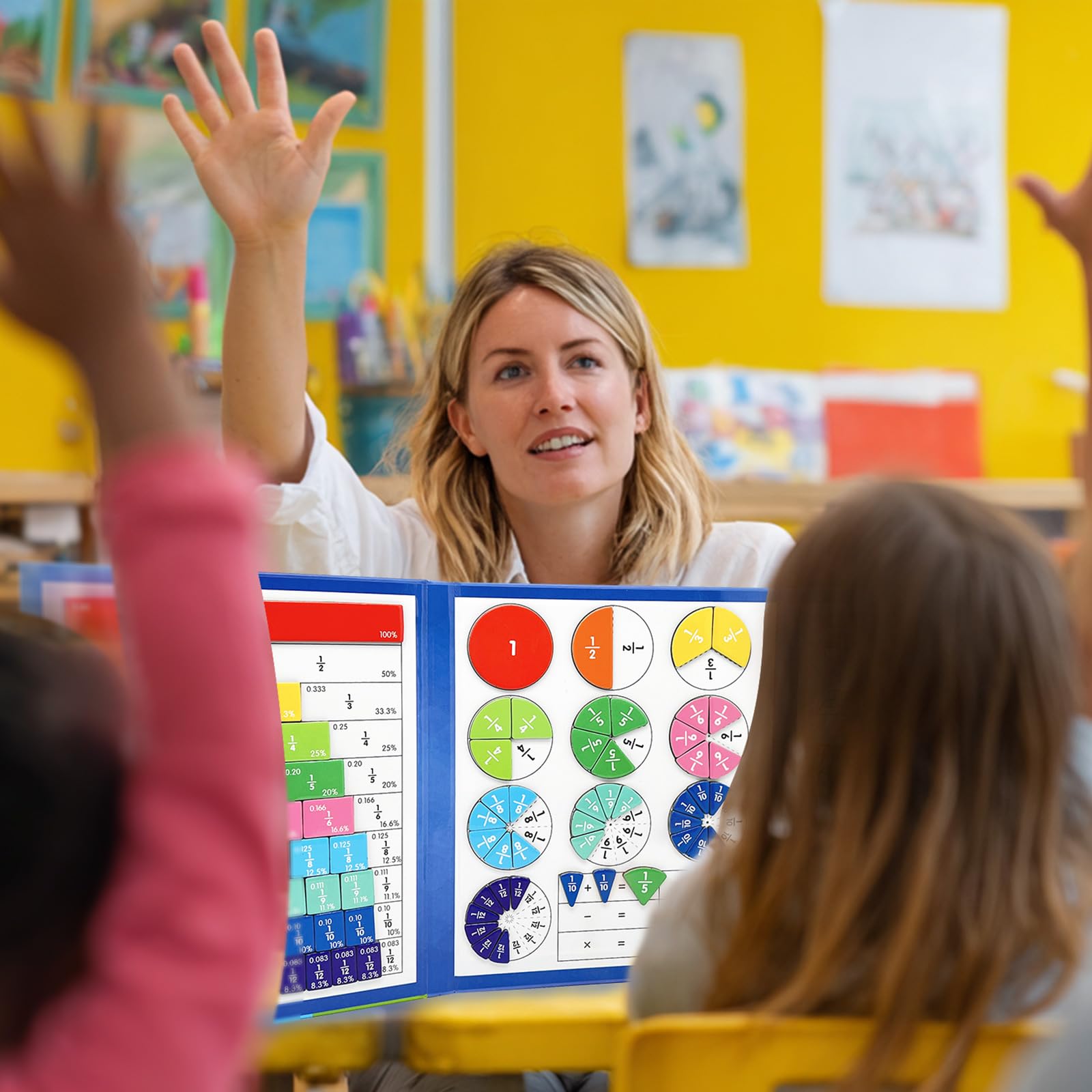 CABVIP Montessori-inspired learning set encourages independent fraction exploration