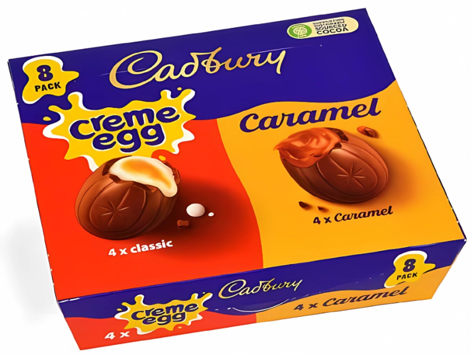Individually wrapped Cadbury Creme Egg for easy sharing or gifting.