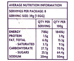 Cadbury Creme Eggs 8-pack pack shot showing eight wrapped eggs