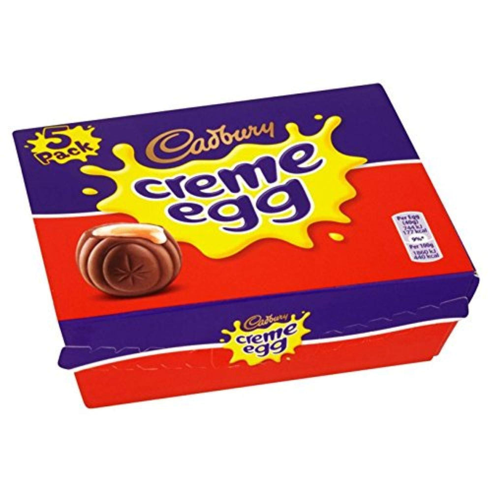 Cadbury Creme Eggs on-shelf close-up showing brand quality.