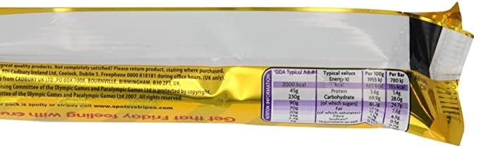 Twelve Cadbury Crunchie bars in a single pack for sharing or daily snacking.