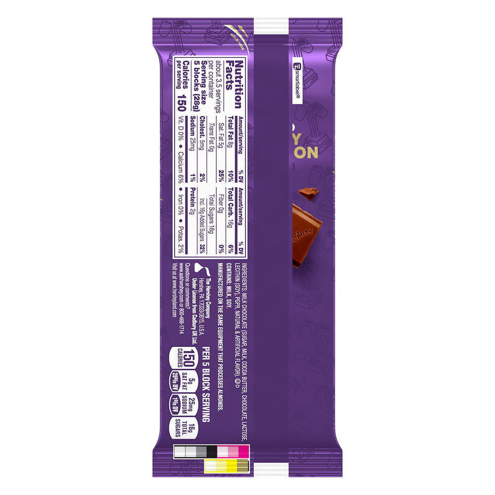 Cadbury Dairy Milk bars individually wrapped for freshness, ideal for on-the-go snacking.