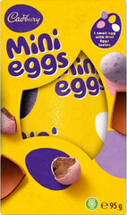 Cadbury Dairy Milk Mini Egg inside image, mini eggs with sugar shells for festive crunch