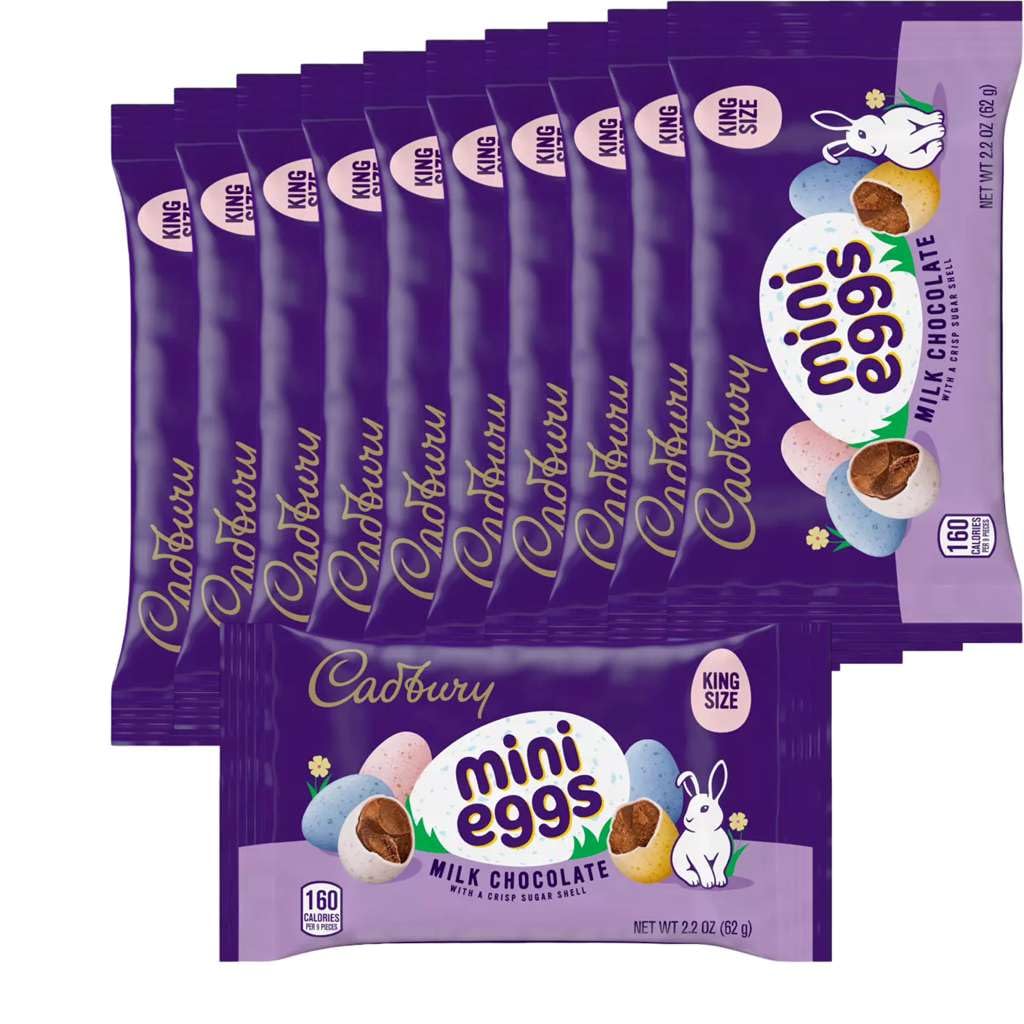 Cadbury Mini Eggs baking decor, great for cupcakes and candy dishes.