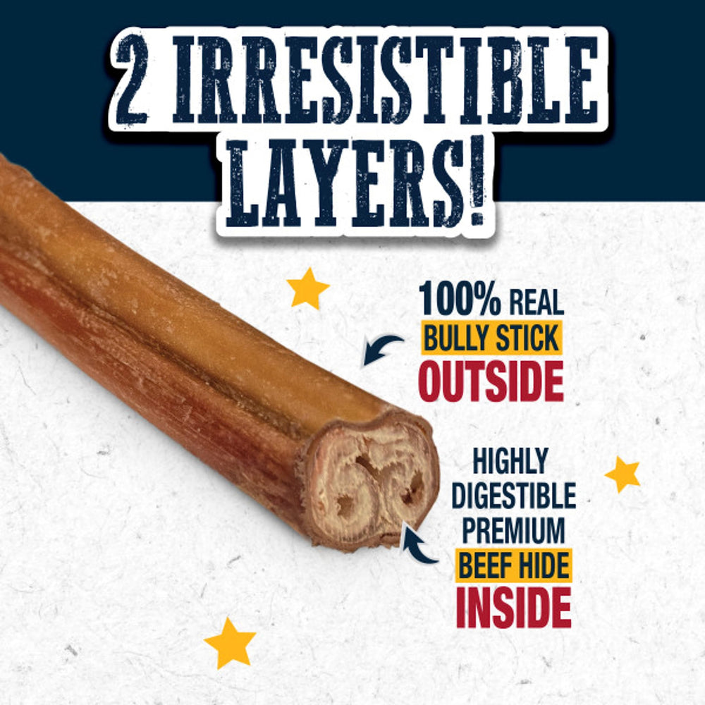 Cadet natural dog chews from single-origin cattle, responsibly sourced.