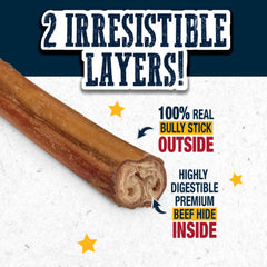 Cadet natural dog chews from single-origin cattle, responsibly sourced.