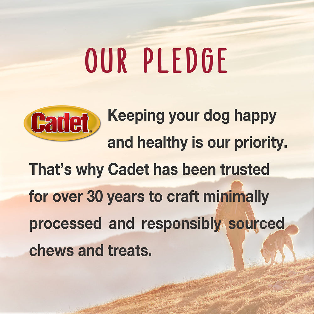 Cadet single-origin, grass-fed, free-range cattle ensure quality.