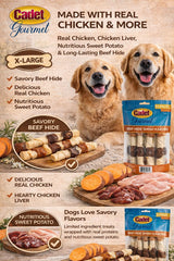 Cadet X-Large dog treat twist for powerful chews
