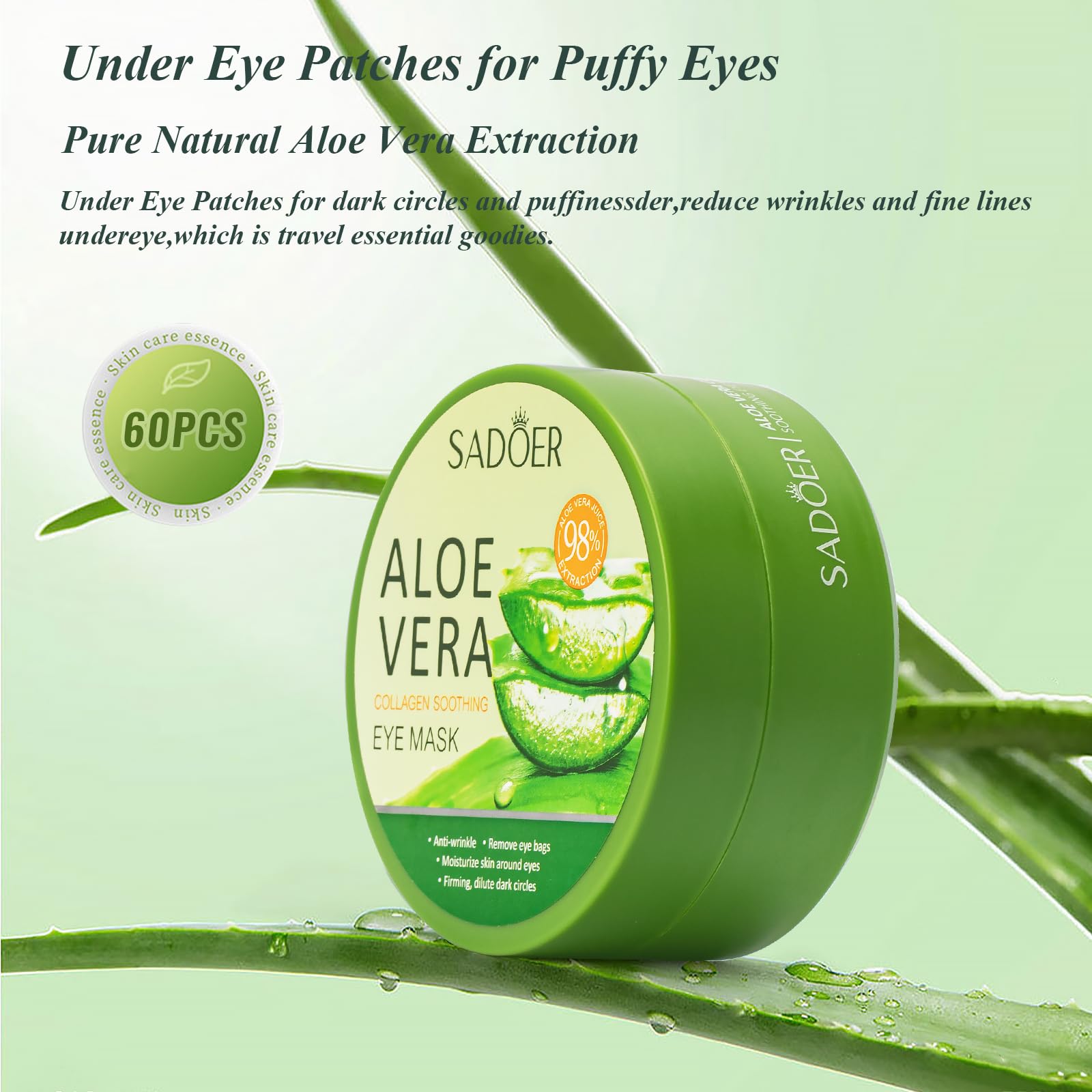 Caewous patches suitable for all skin types and gentle care