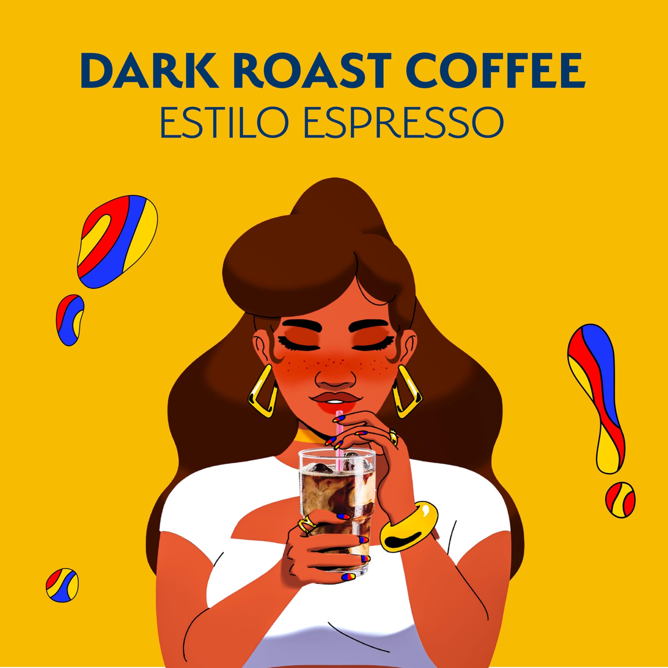 Espresso style dark roast aroma from Cafe Bustelo
