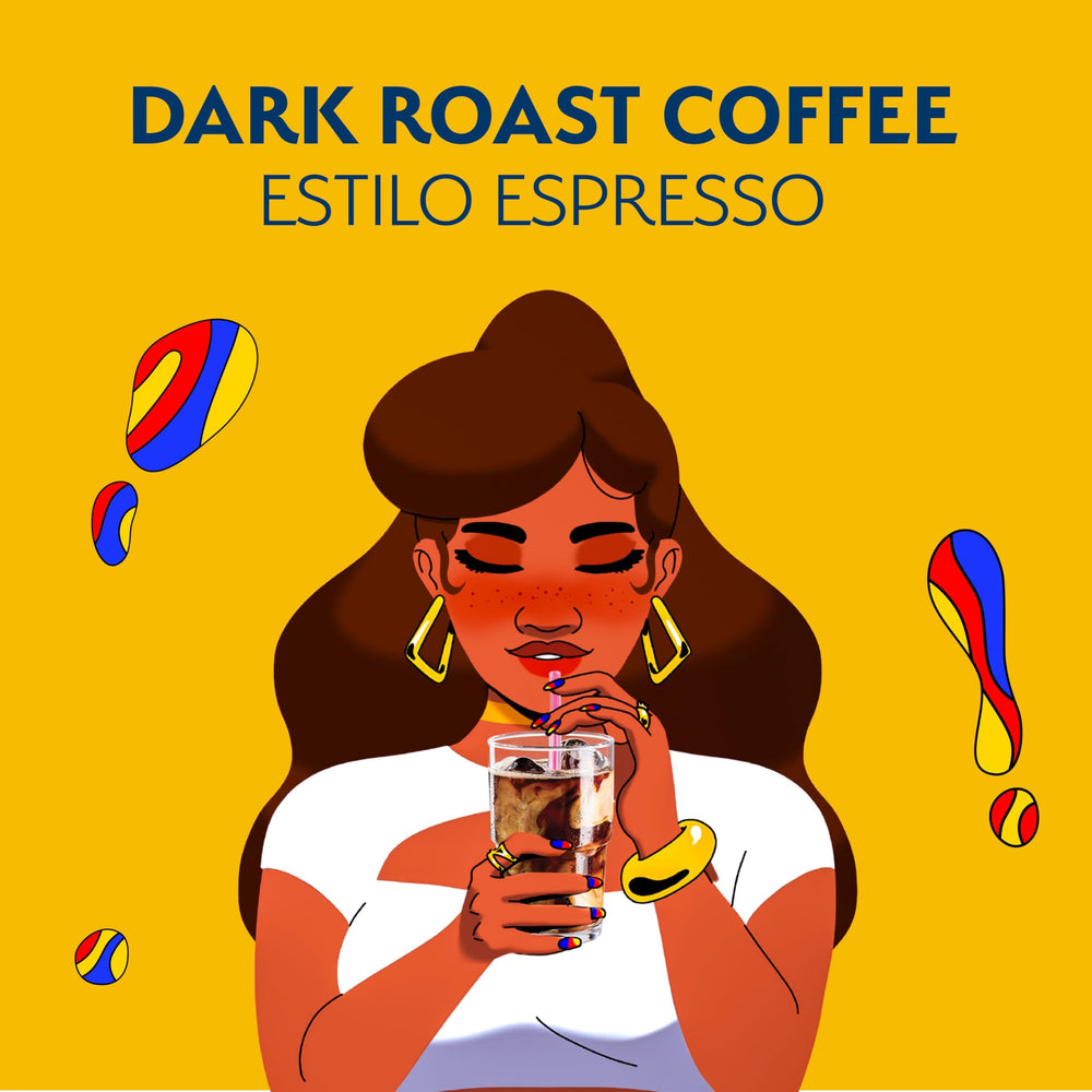 Espresso style dark roast aroma from Cafe Bustelo