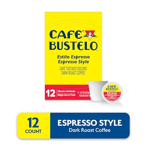 Full bodied Cafe Bustelo cup from espresso style dark roast