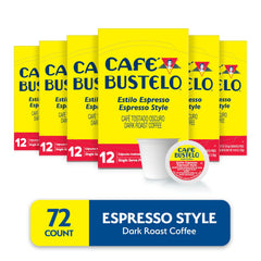 Cafe Bustelo K-Cup pods brew a rich, full-bodied cup quickly.