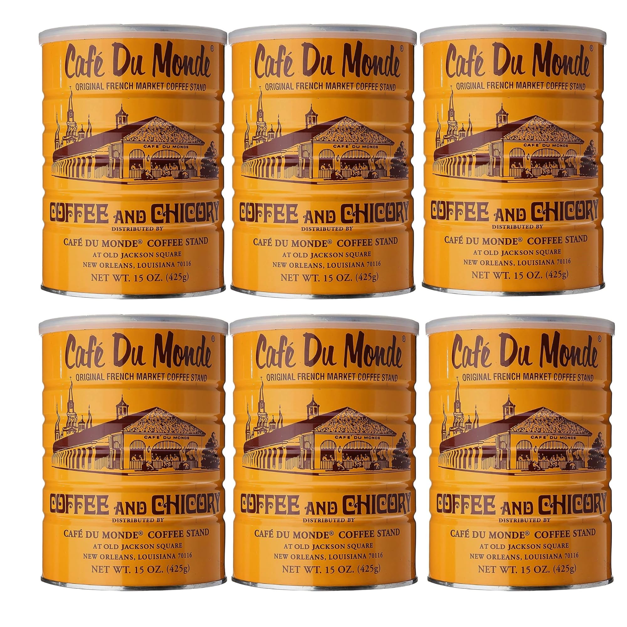 Café Du Monde coffee with chicory front pack for bold aroma morning routine