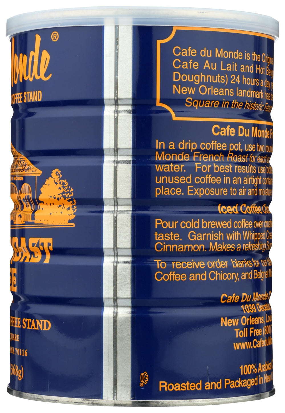 Decaf option noted alongside regular brew for flexible mornings.