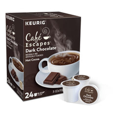 Café Escapes dark chocolate hot cocoa box for cozy evenings