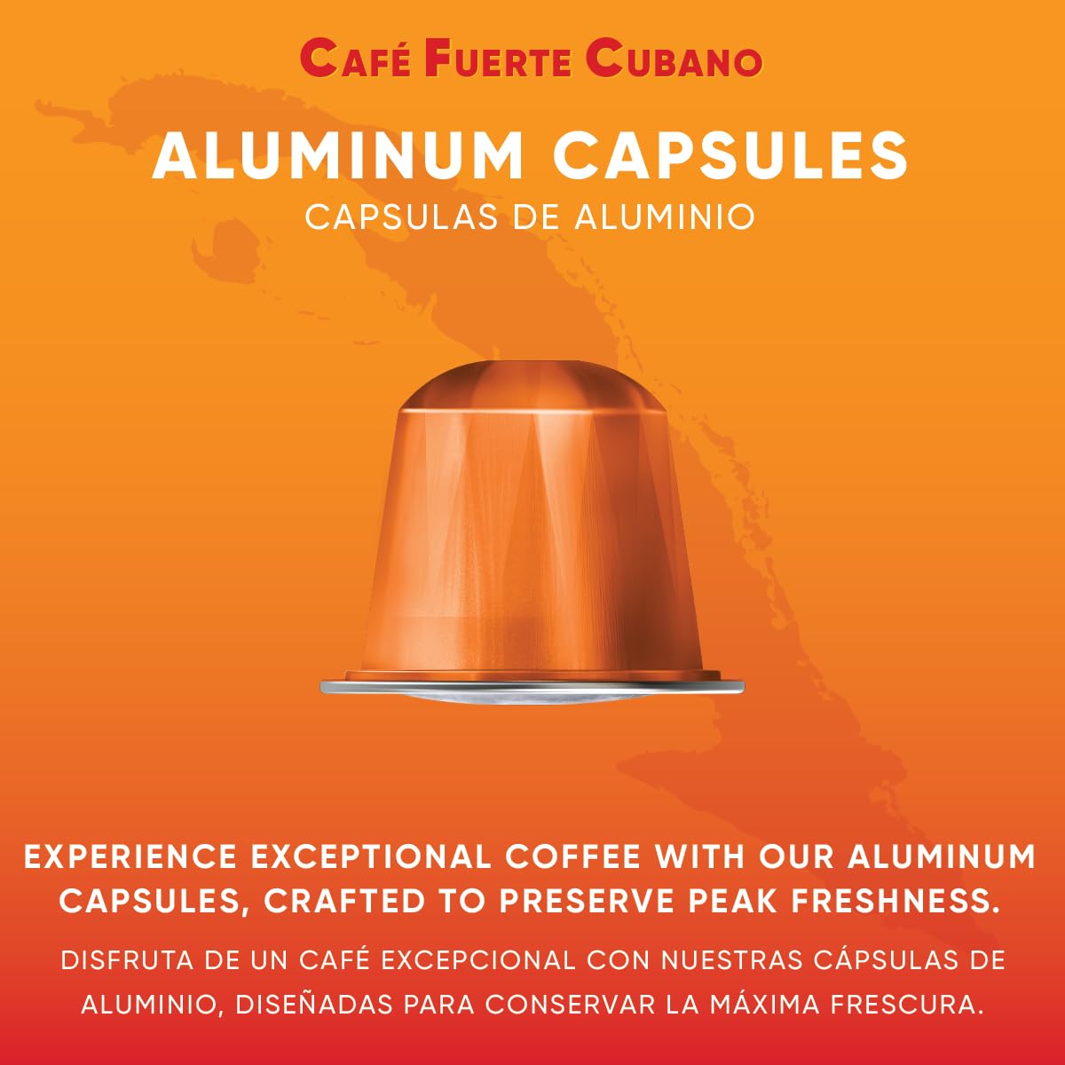 Cafe Fuerte Cubano espresso shot with crema for fast mornings.