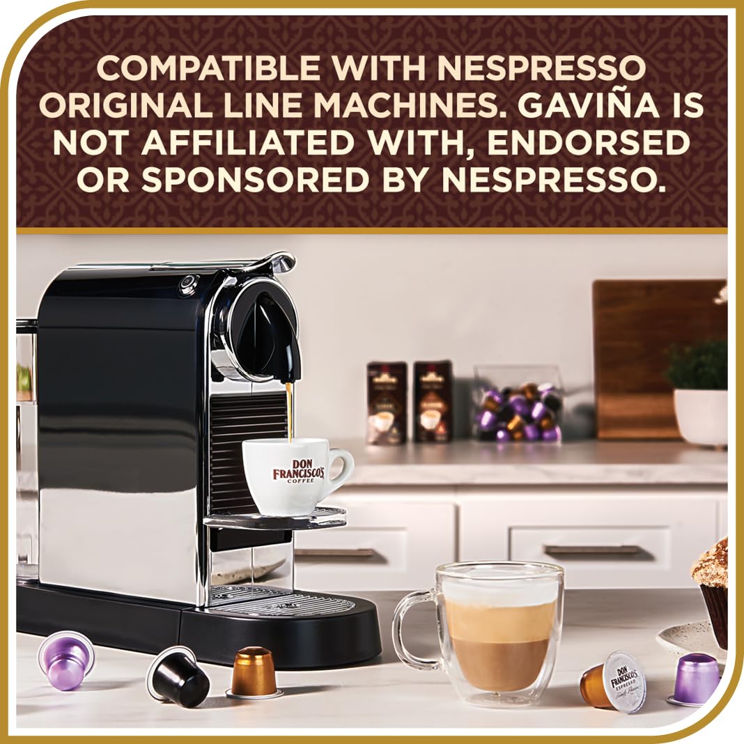 Cafe La Llave espresso pod delivering a dark roast aroma and full body.