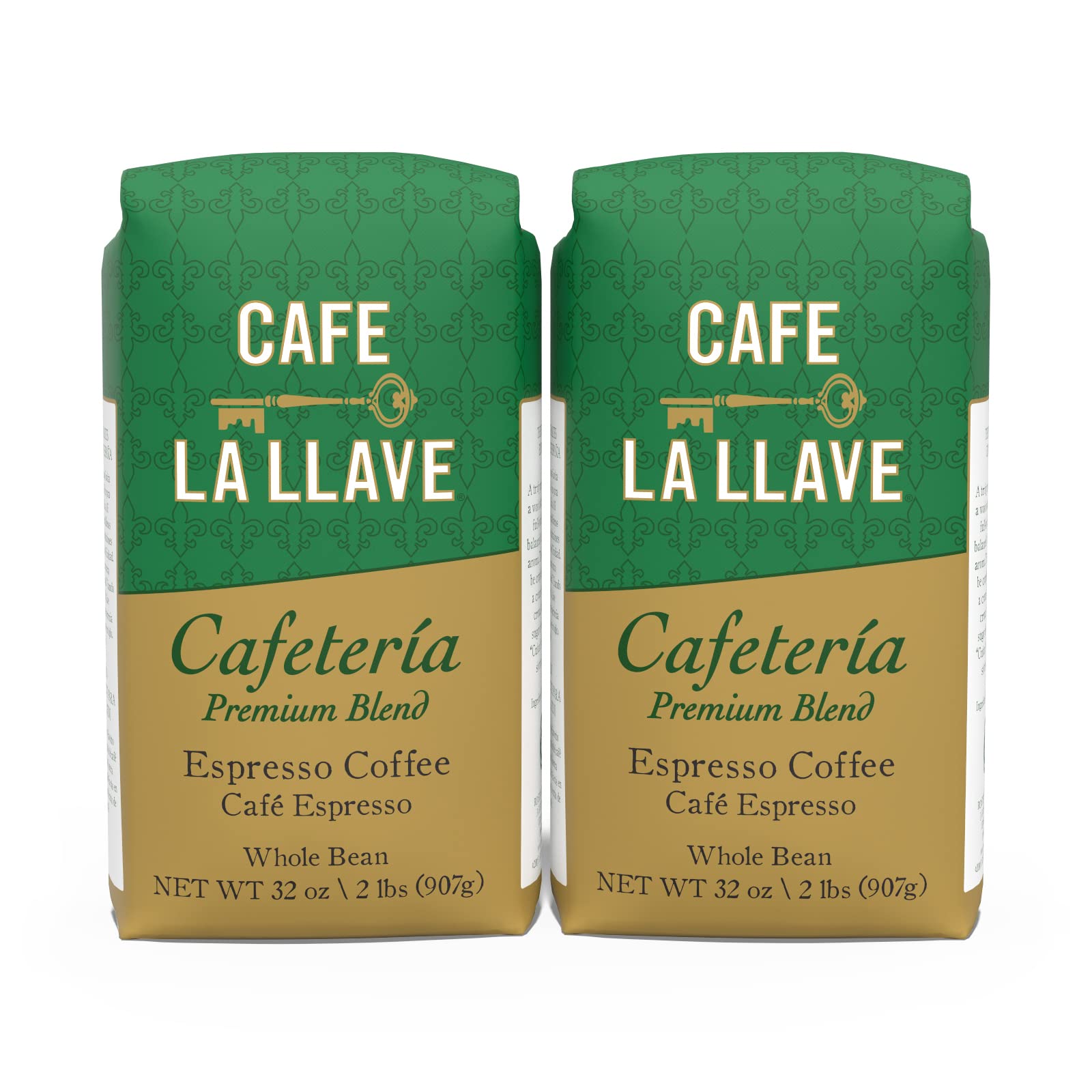 Cafe La Llave whole bean bag for premium Cuban espresso.