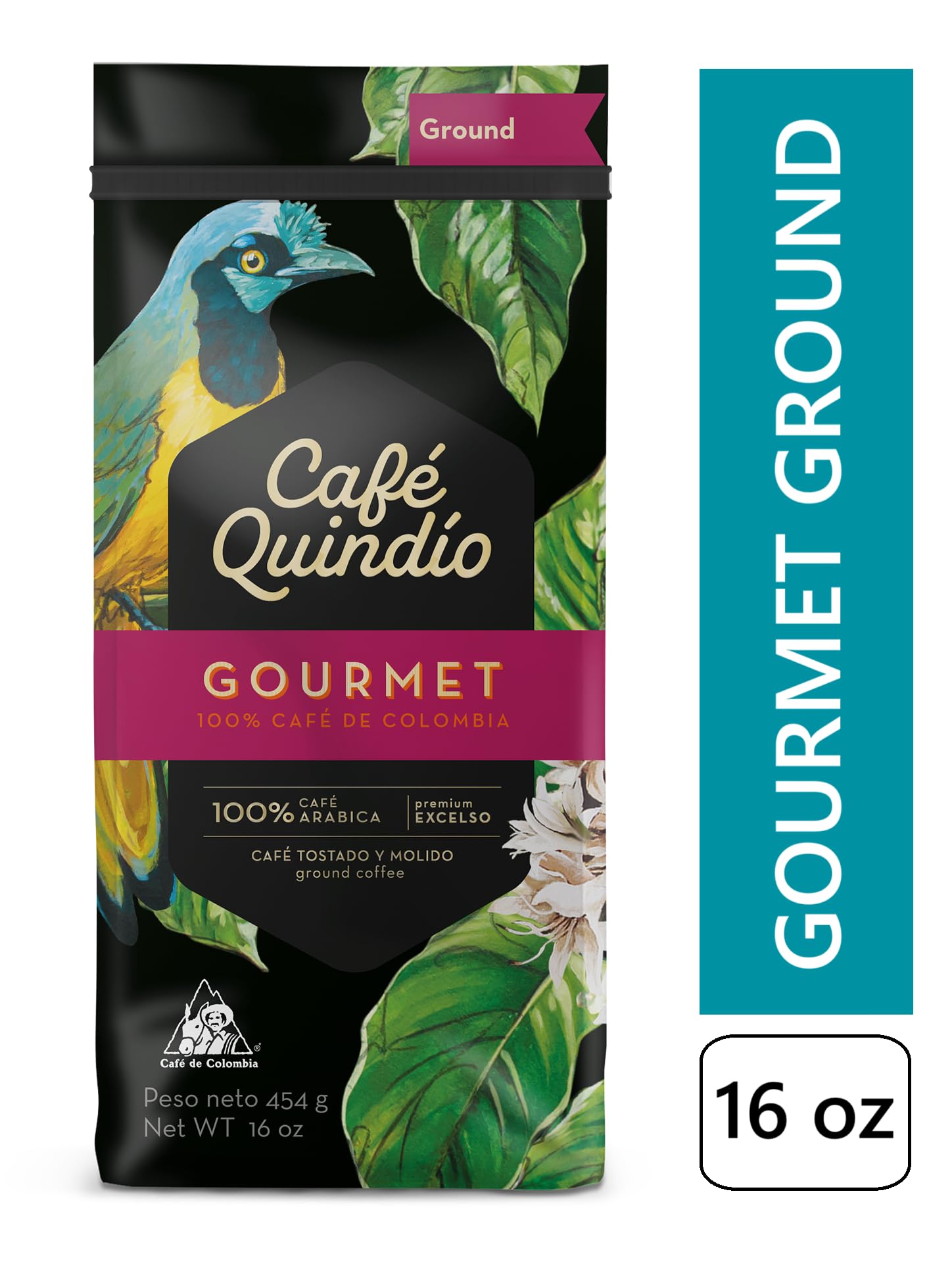 Cafe Quindio tasting notes image with chocolate and raw sugarcane aromas, suggesting depth