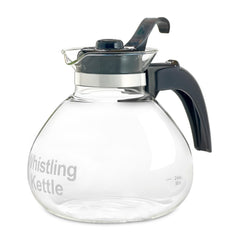 CAFÉ BREW COLLECTION glass kettle shows the boil clearly for precise tea timing.