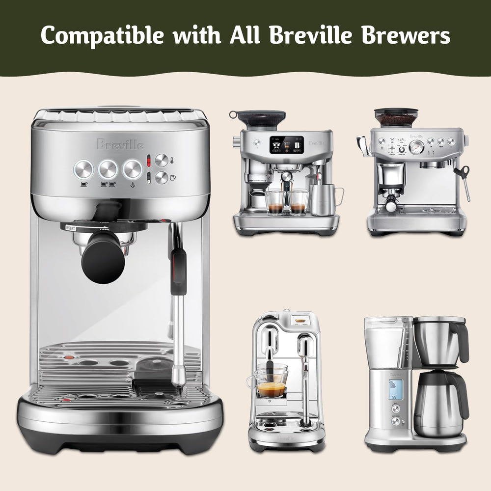 Breville espresso machine after descaling shows improved flow