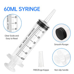 Leak-proof locking design on Cafozsmu syringe helps prevent spills.