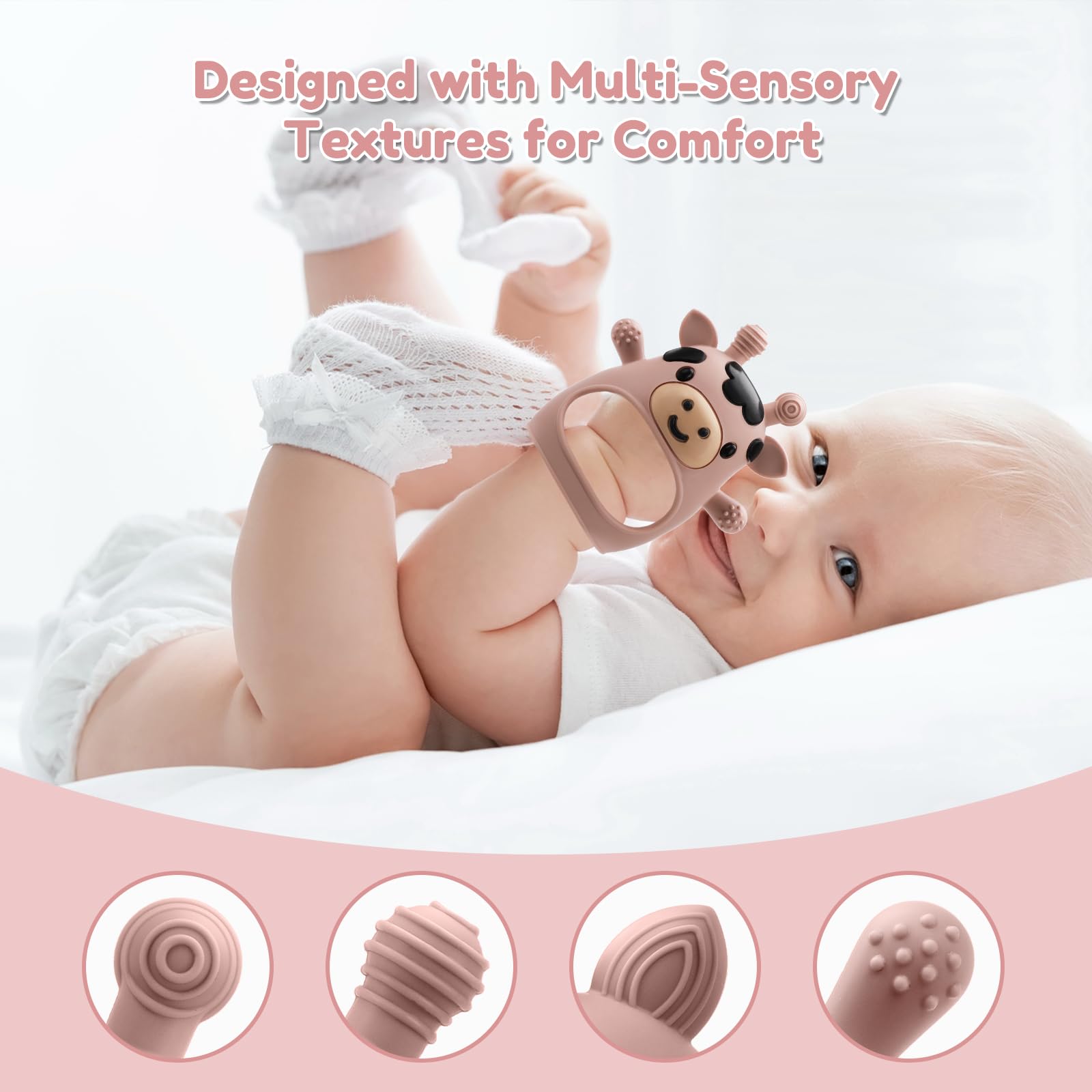 CAHILON baby teether travel-friendly and compact for on-the-go moments