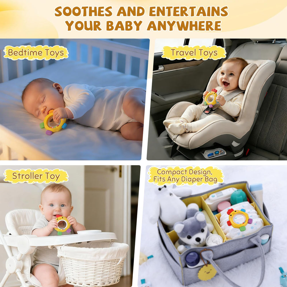 CAHILON easy-clean teething toy supports quick cleanup after playtime