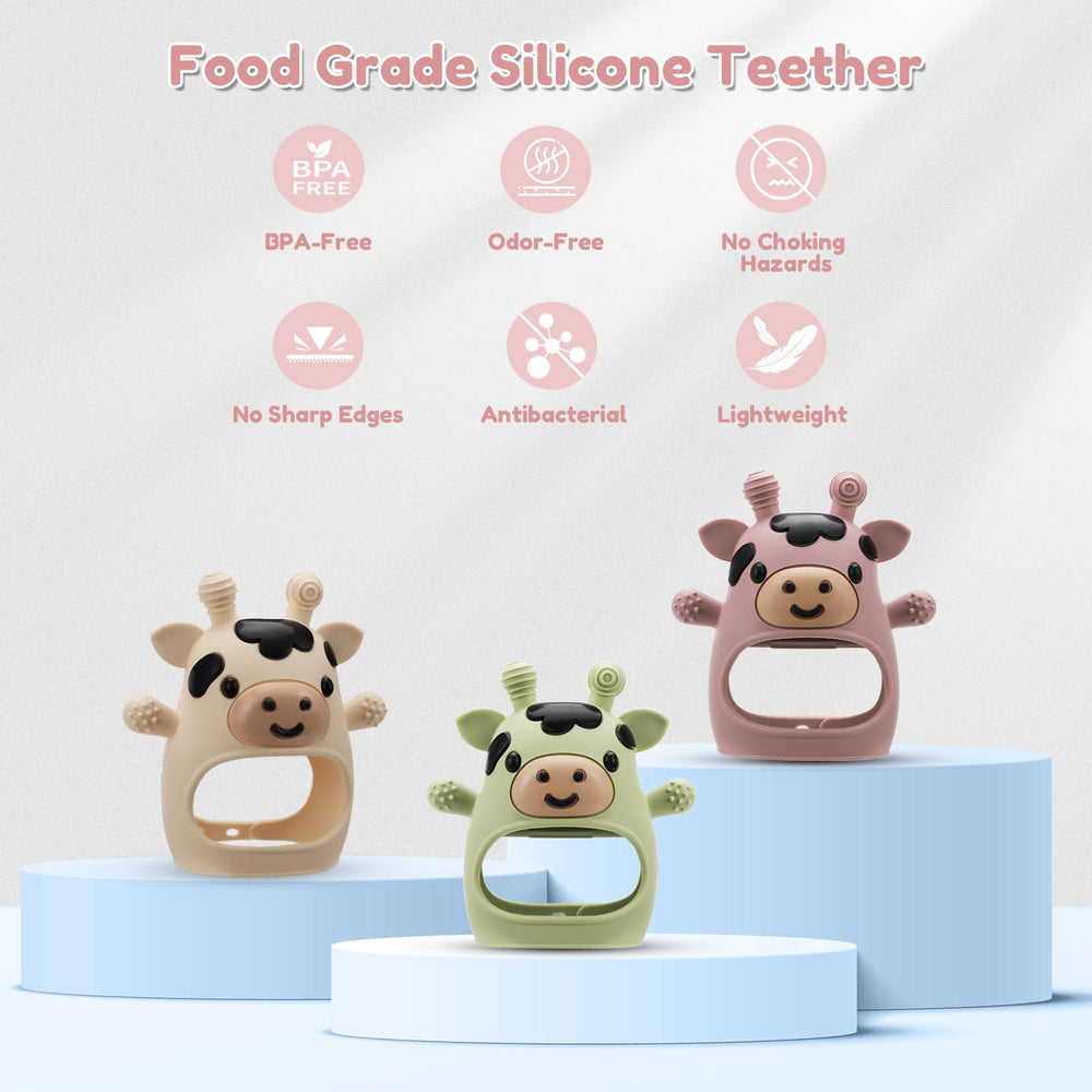 CAHILON gift-ready teething set packaging